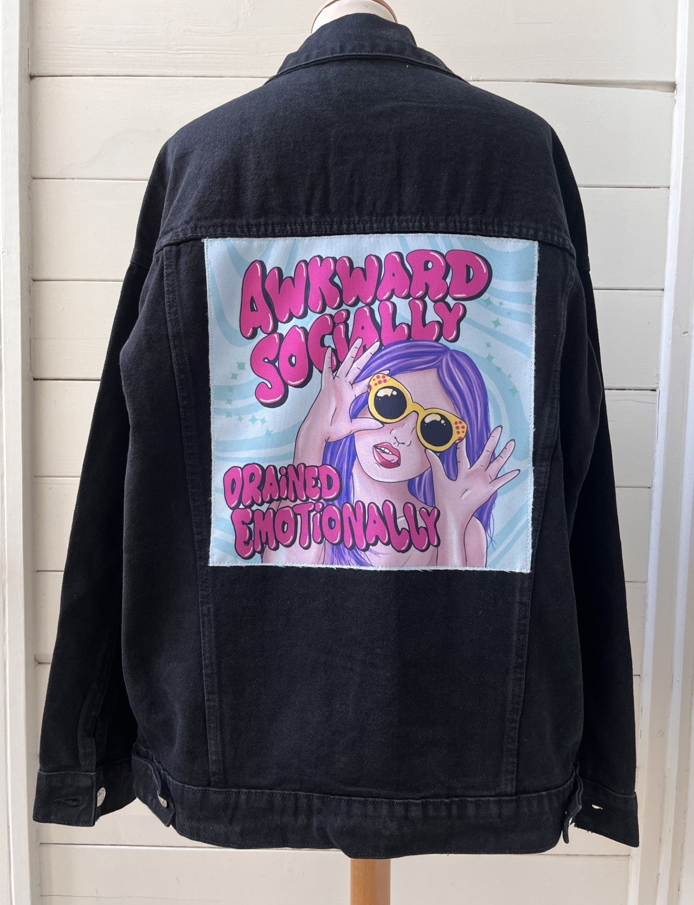 Awkward Socially/Fabric patch