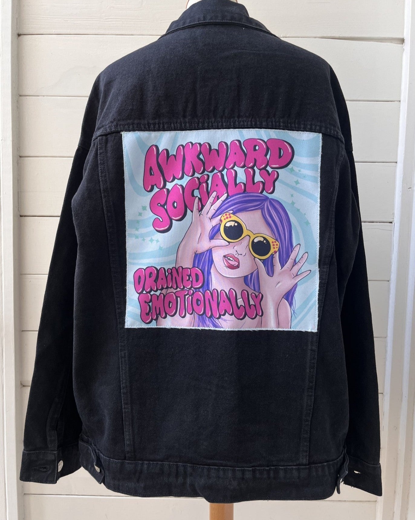 Awkward Socially/Fabric patch