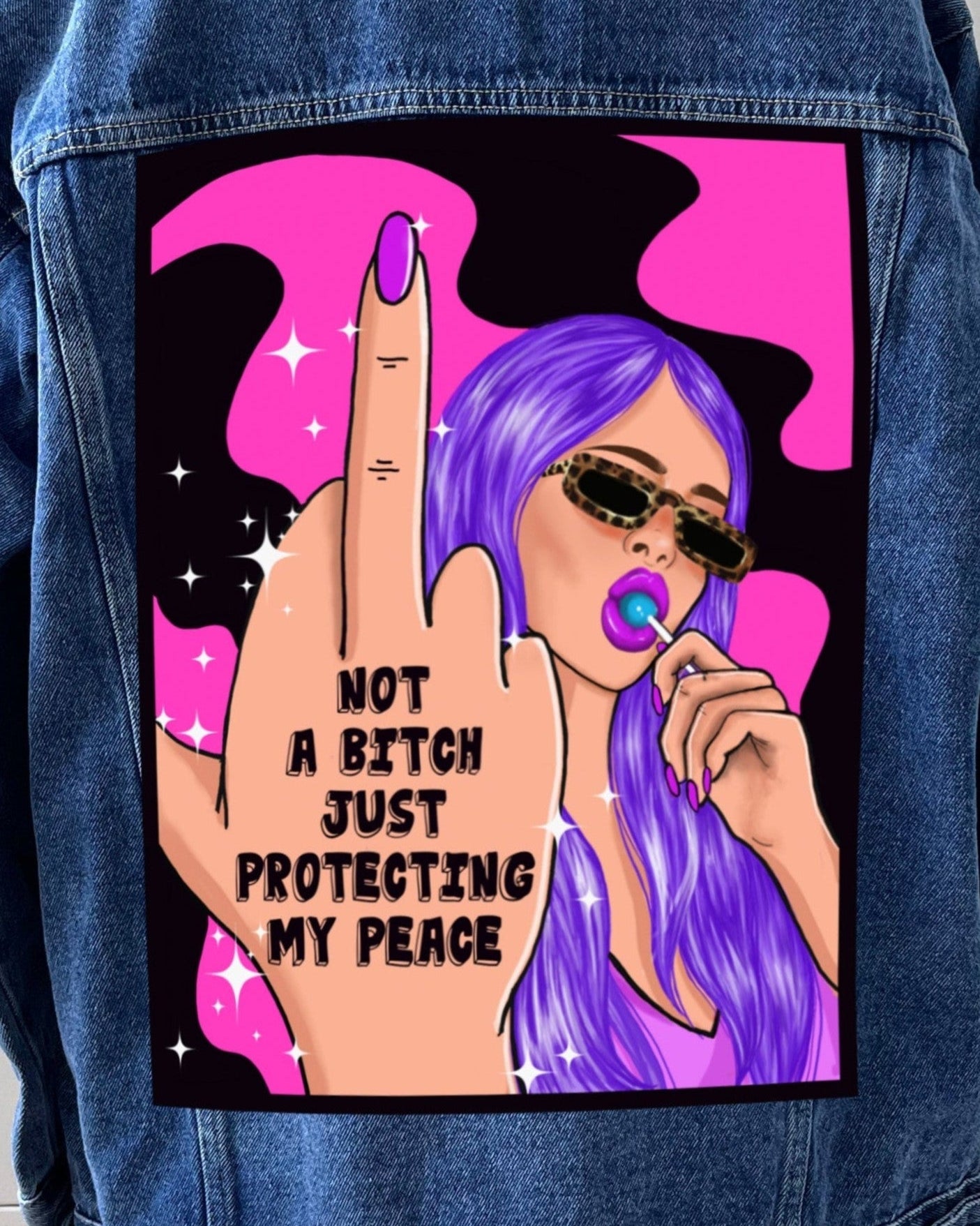Not a B*tch/Fabric patch