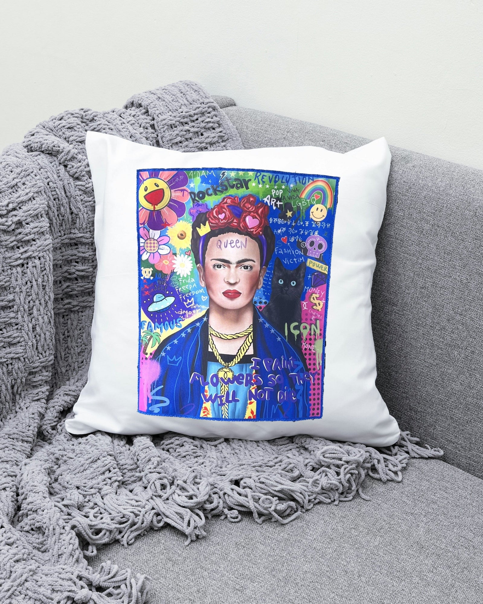 Frida Graffiti/Fabric patch