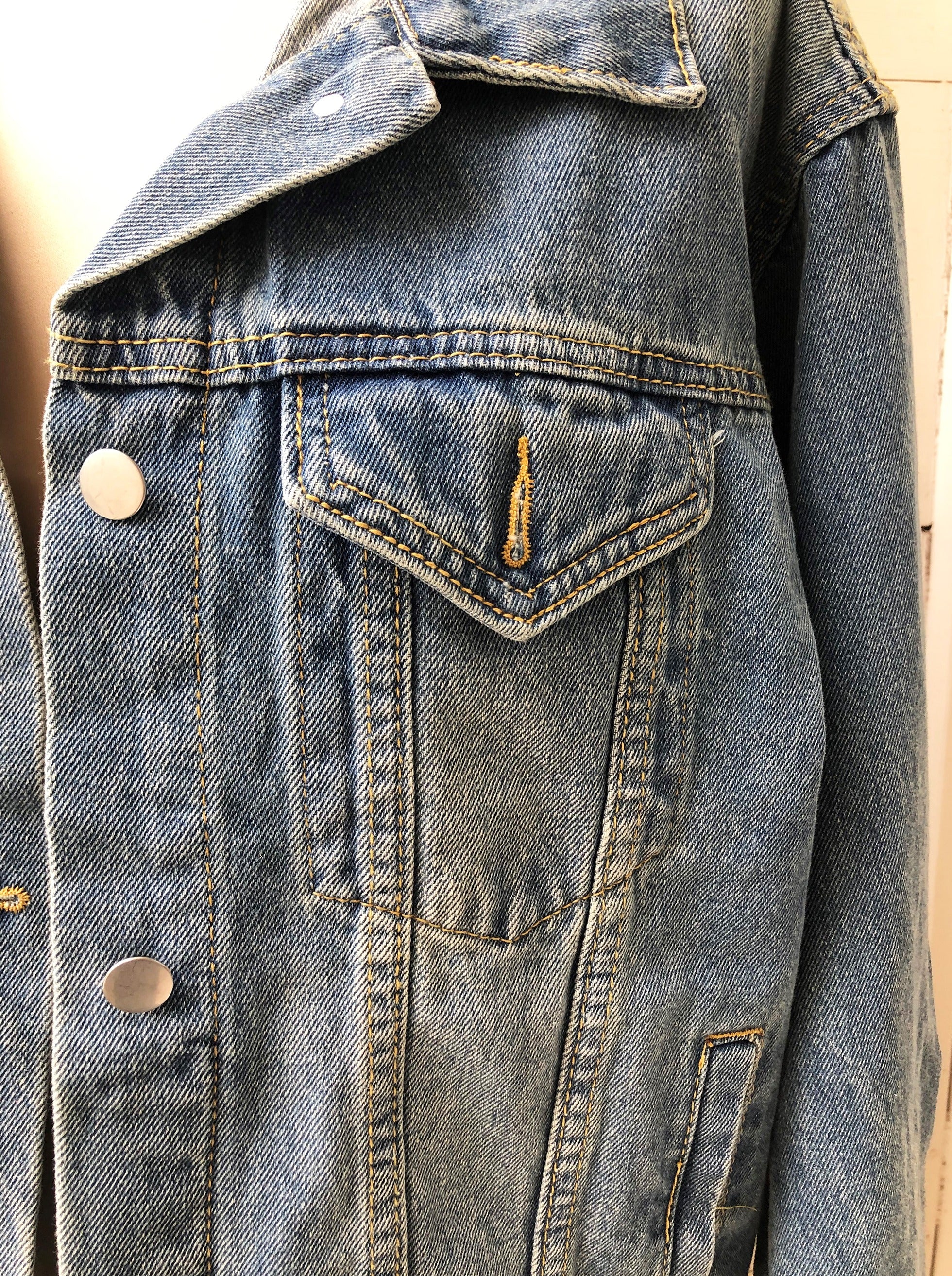 Leopard Denim Jacket