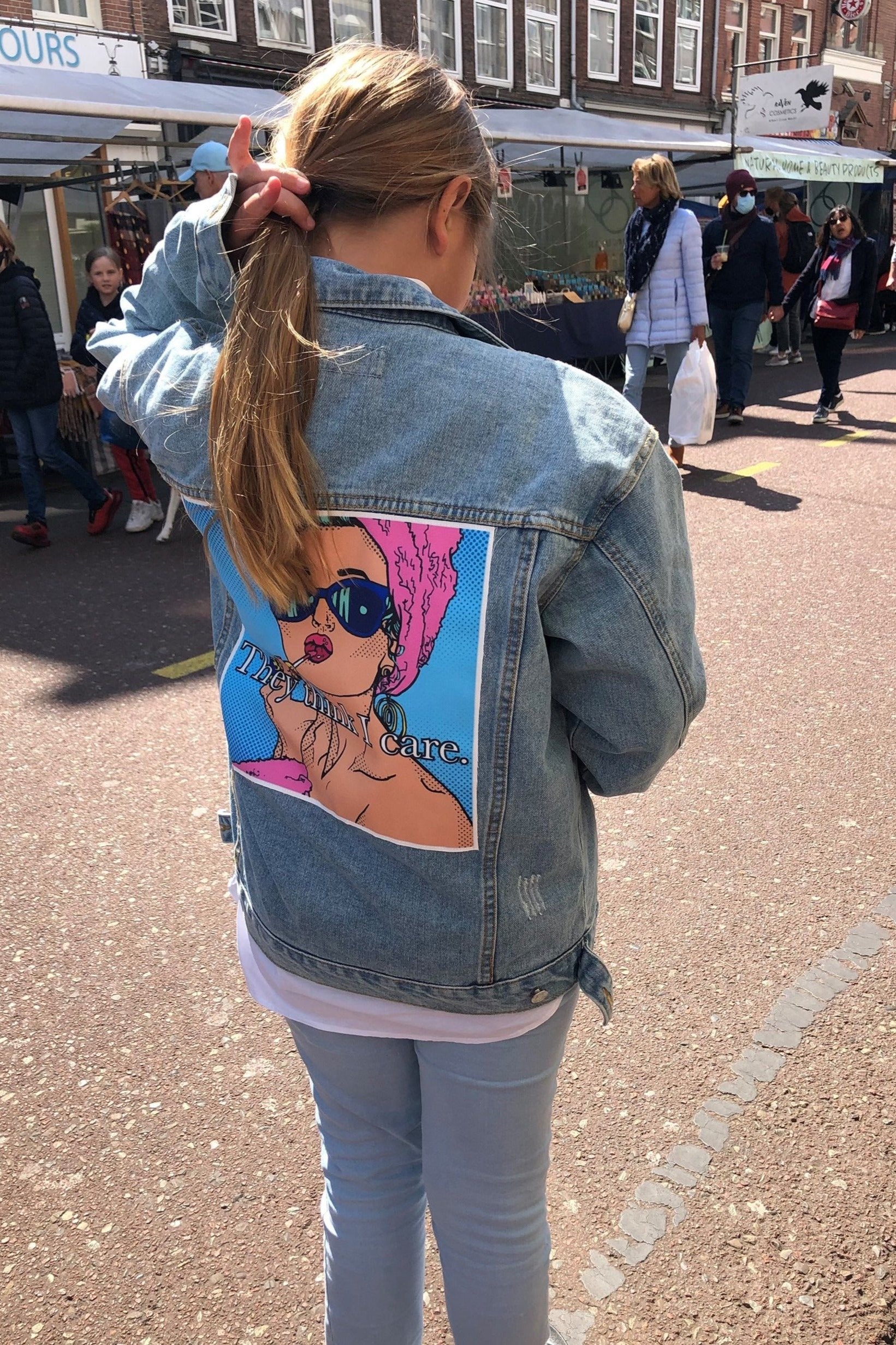 Lip Stick Girl/Mini jacket