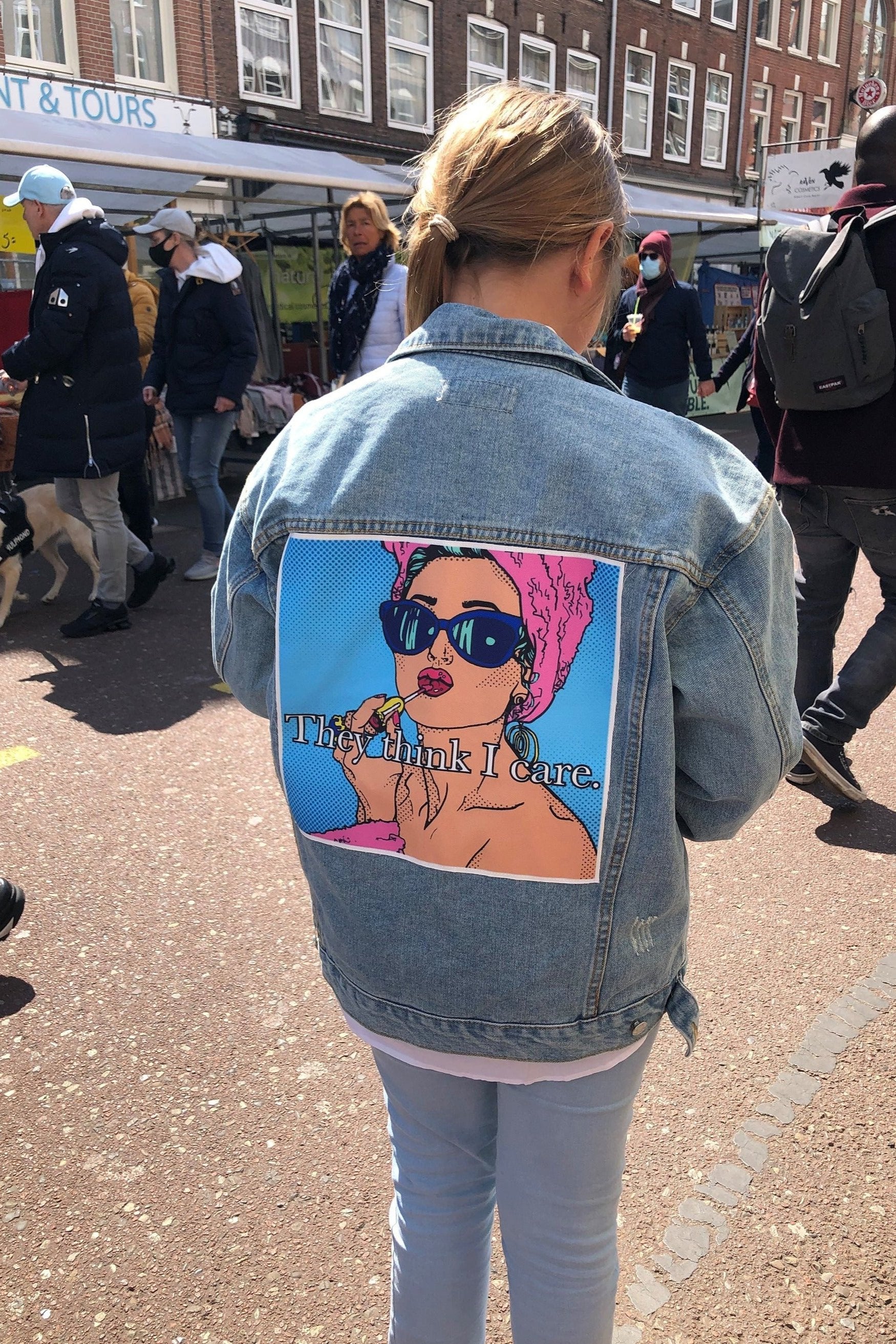 Lip Stick Girl/Mini jacket