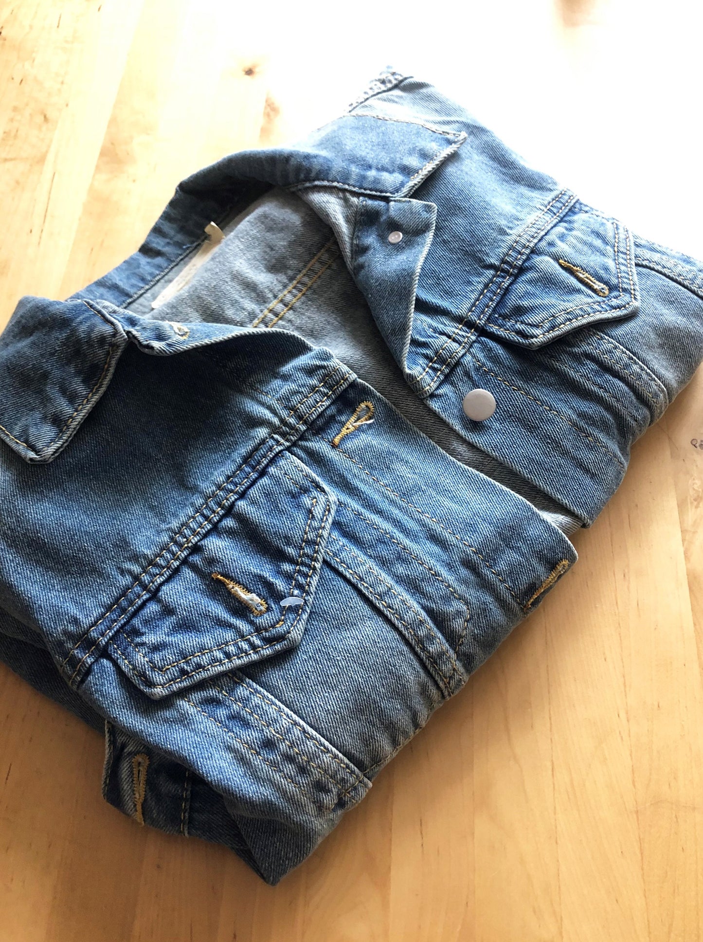Leopard Denim Jacket