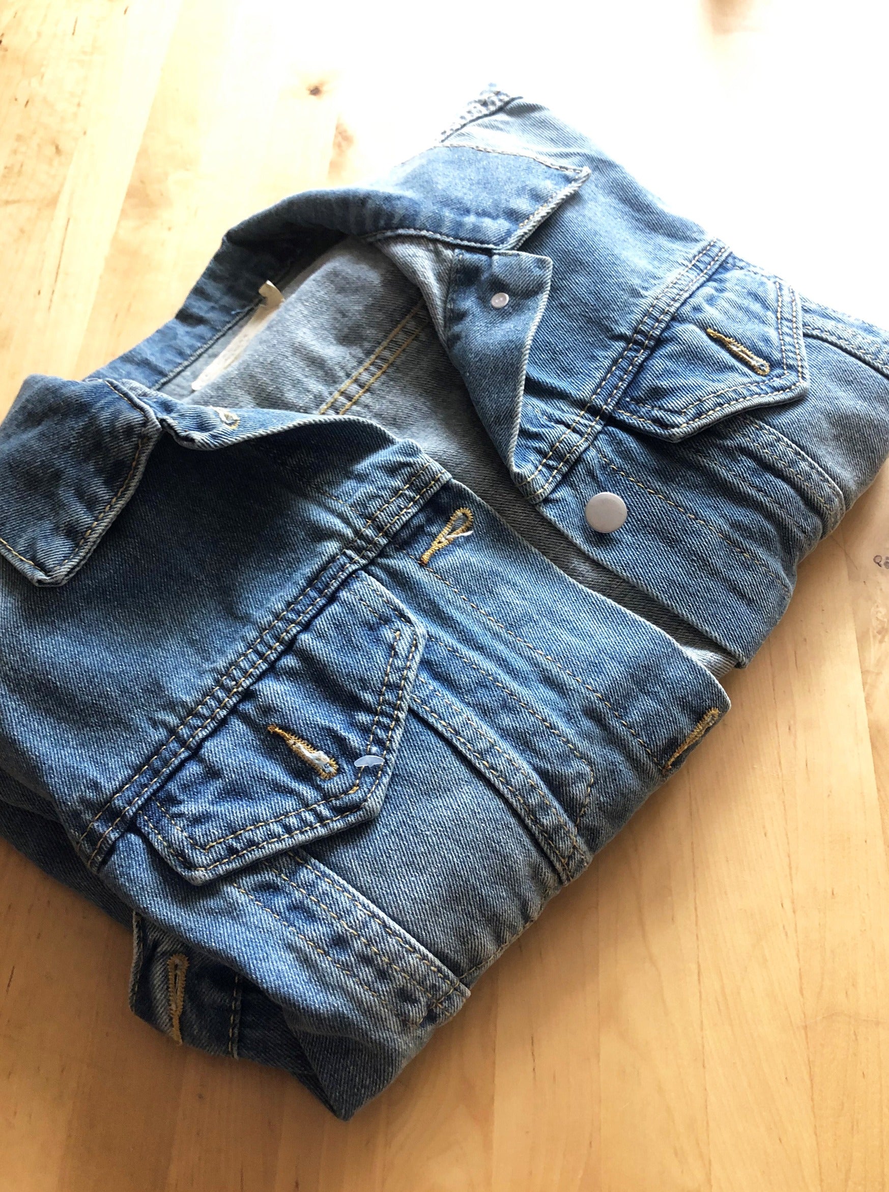 Leopard Denim Jacket