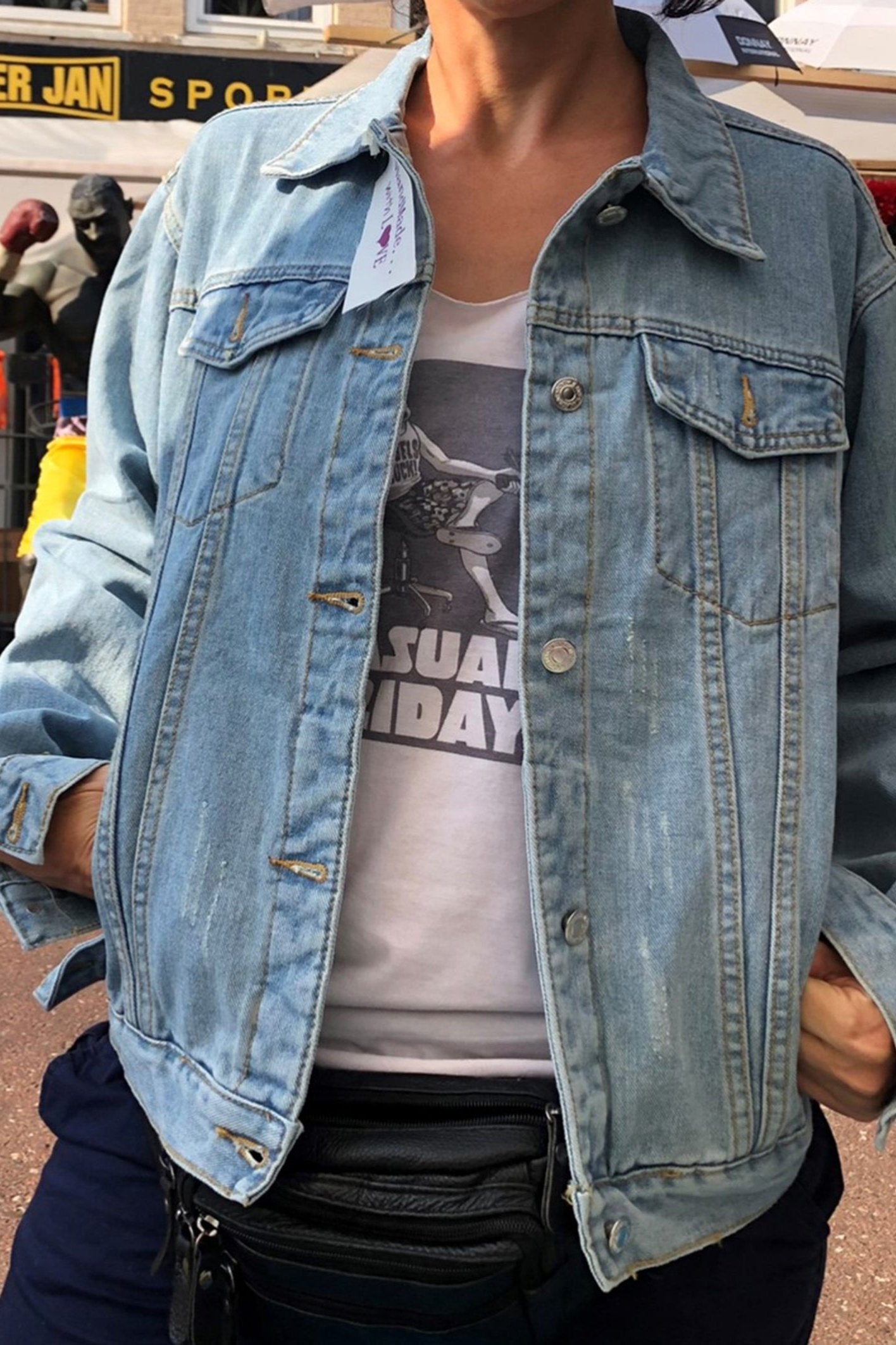 Lip Stick Girl/Mini jacket