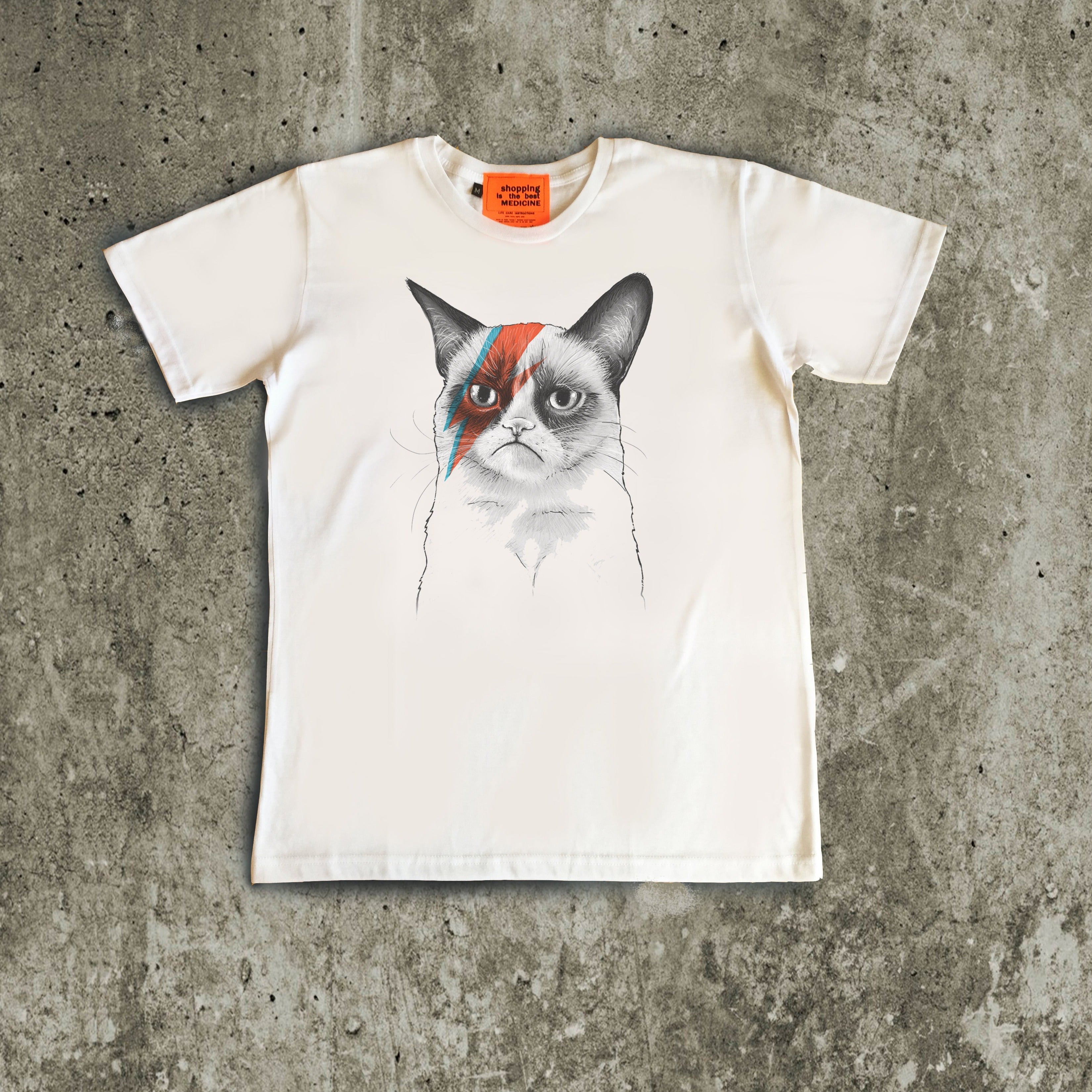 Bowie Grumpy Cat T-Shirt