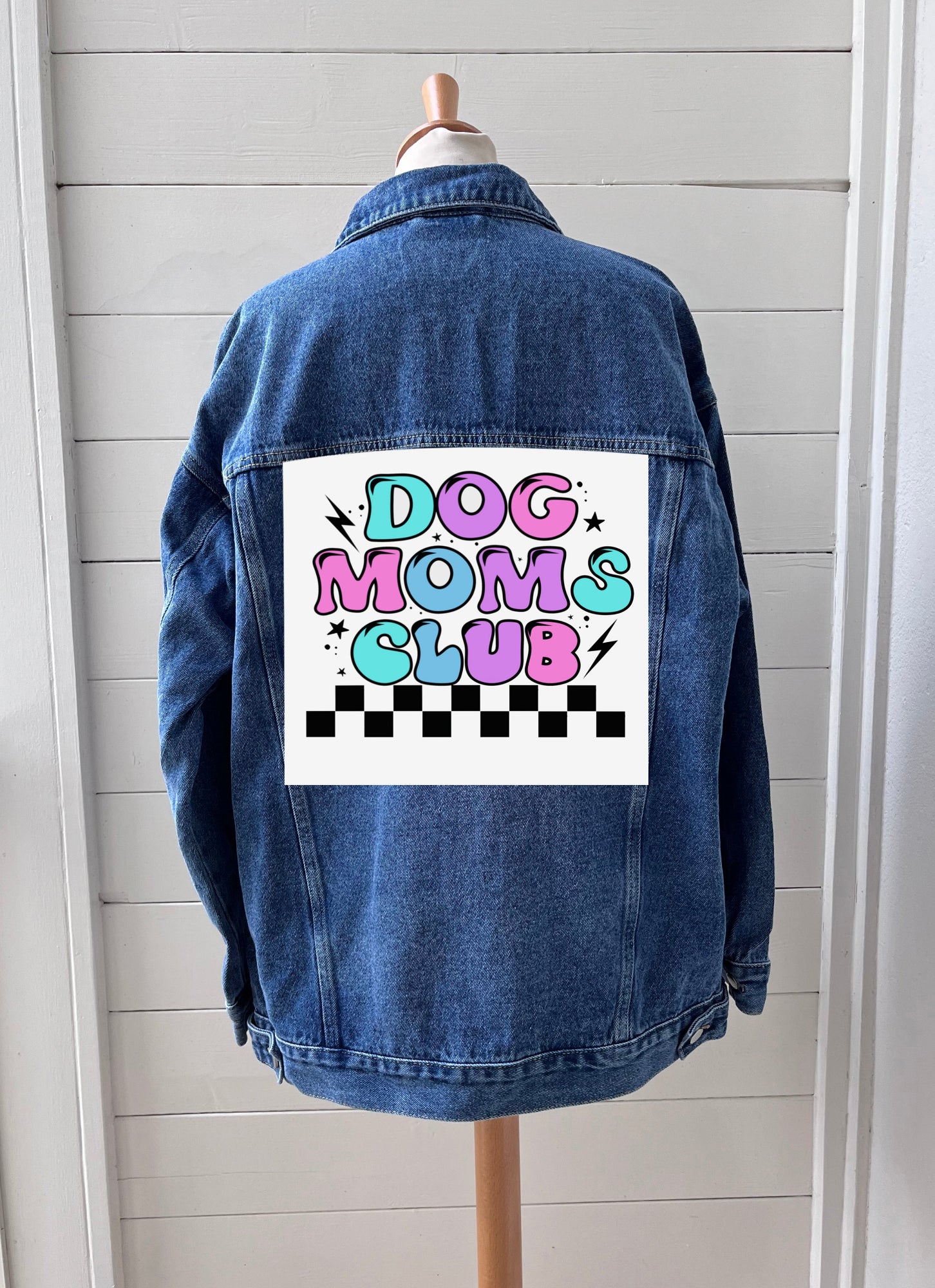 Dogs Moms Club/Fabric patch