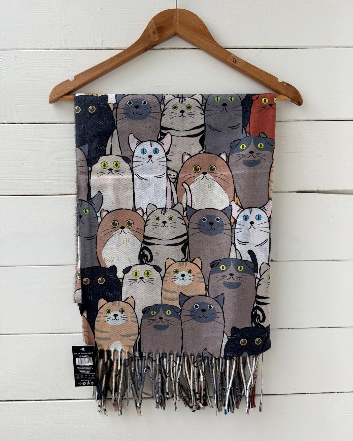 Cat Cartoon Scarf
