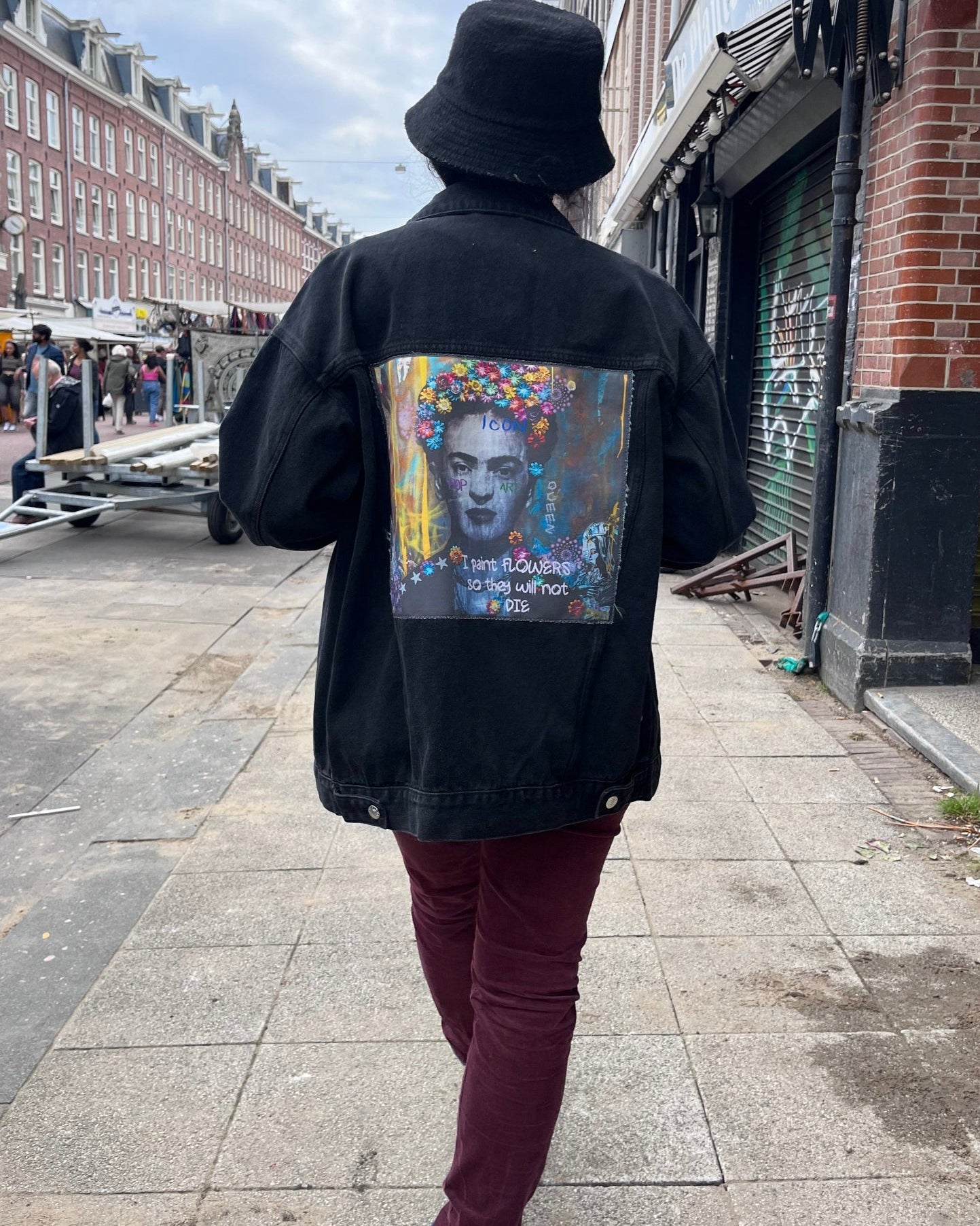 Frida Art Flowers