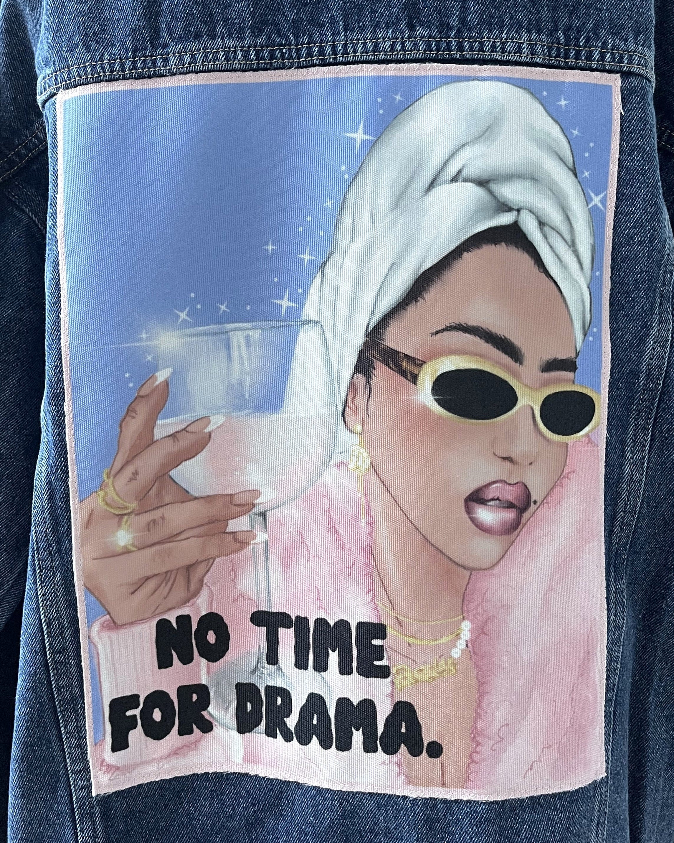 No Time for Drama/Fabric patch