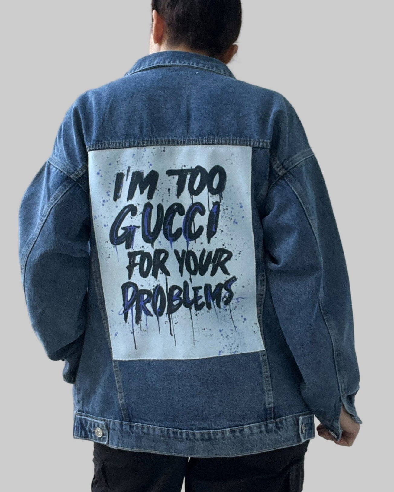 I'm too Gucci/Fabric patch