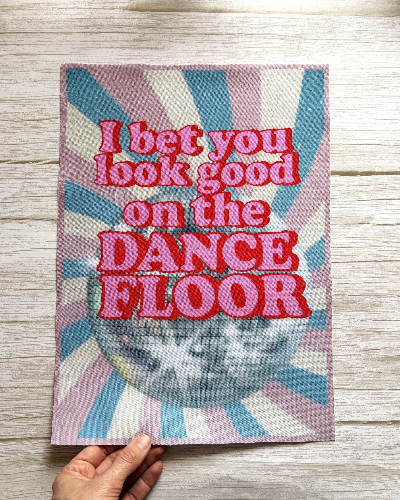 I Bet you Look Good on the Dance Floor Denim Jacket