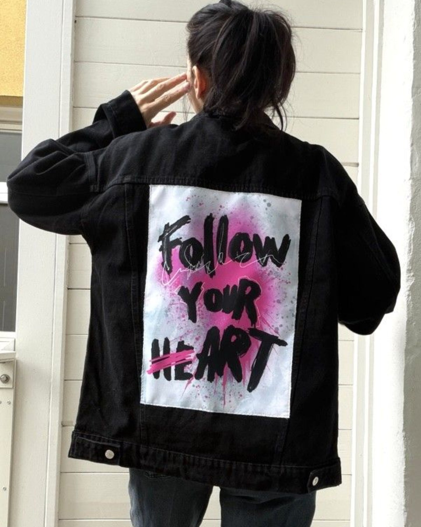 Follow your Heart Denim  Jacket