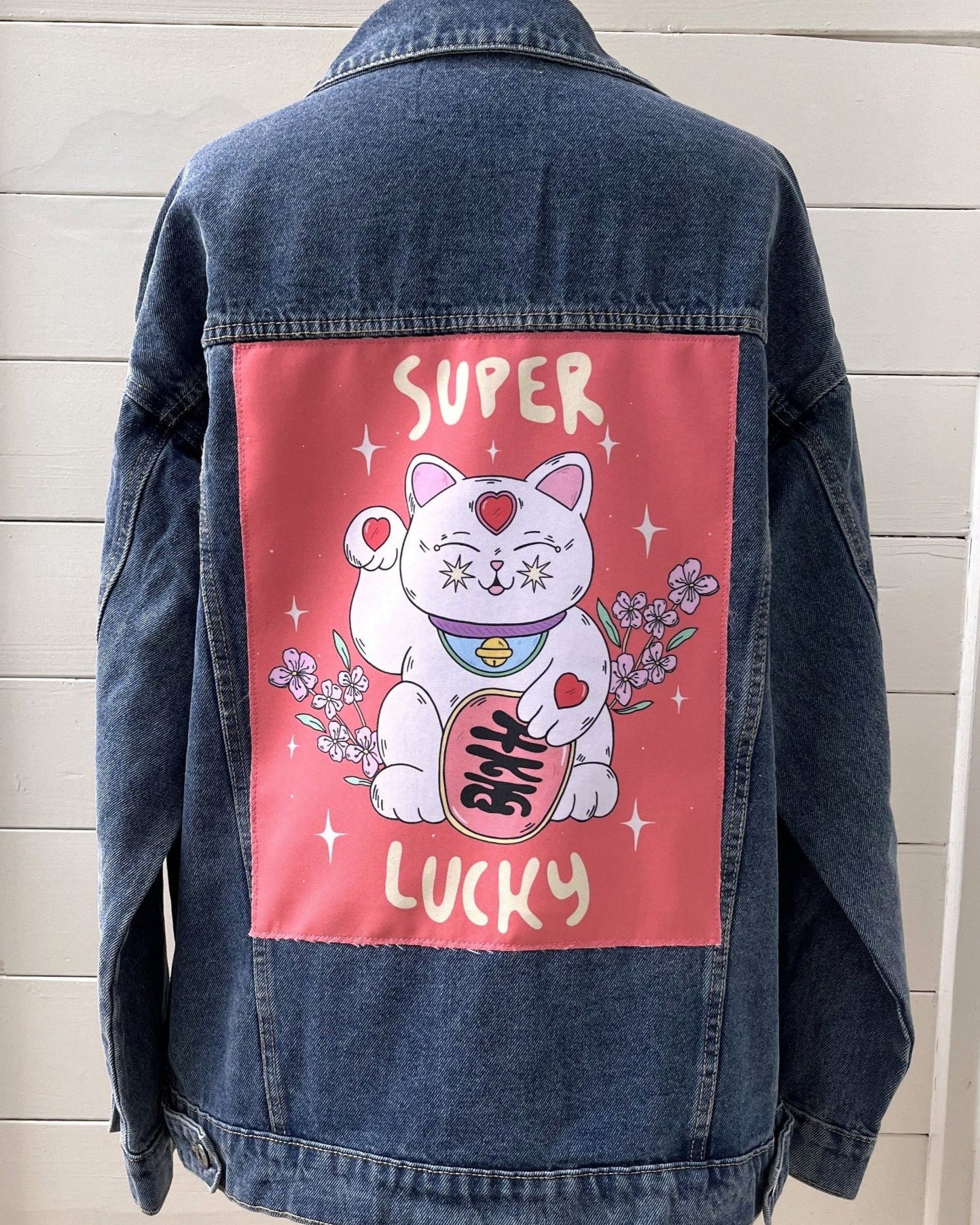 Super Lucky Cat/Red print