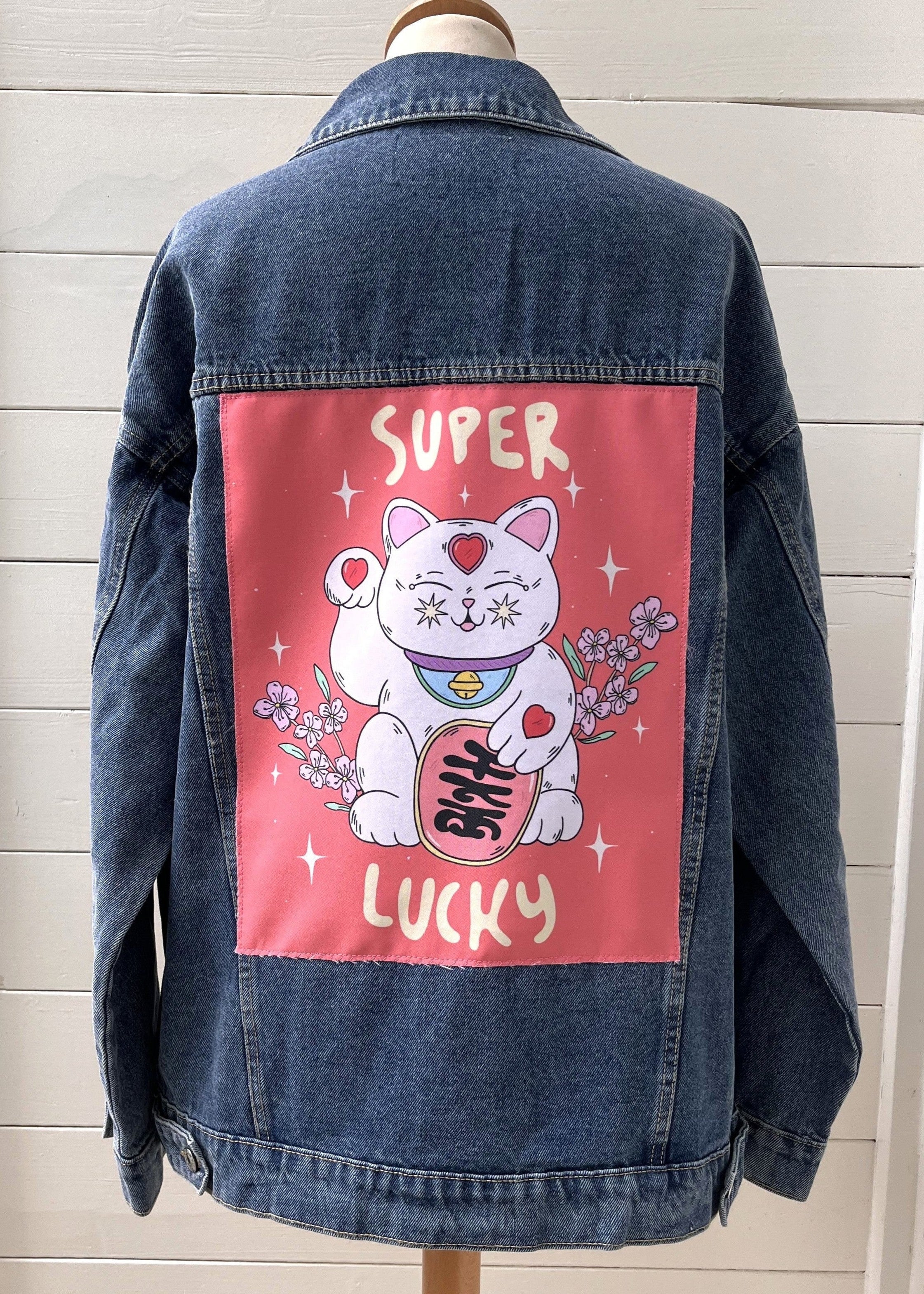 Super Lucky Cat/Red print