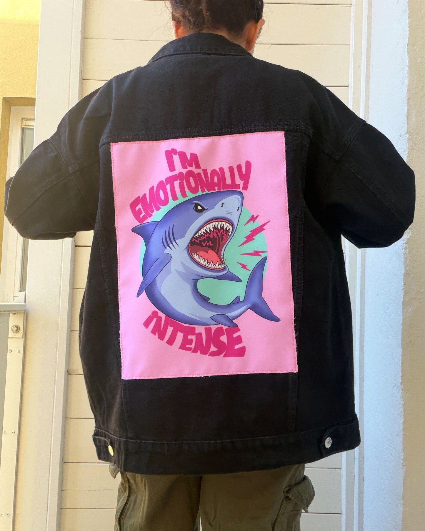 I'm Emotionally Intense Denim Jacket