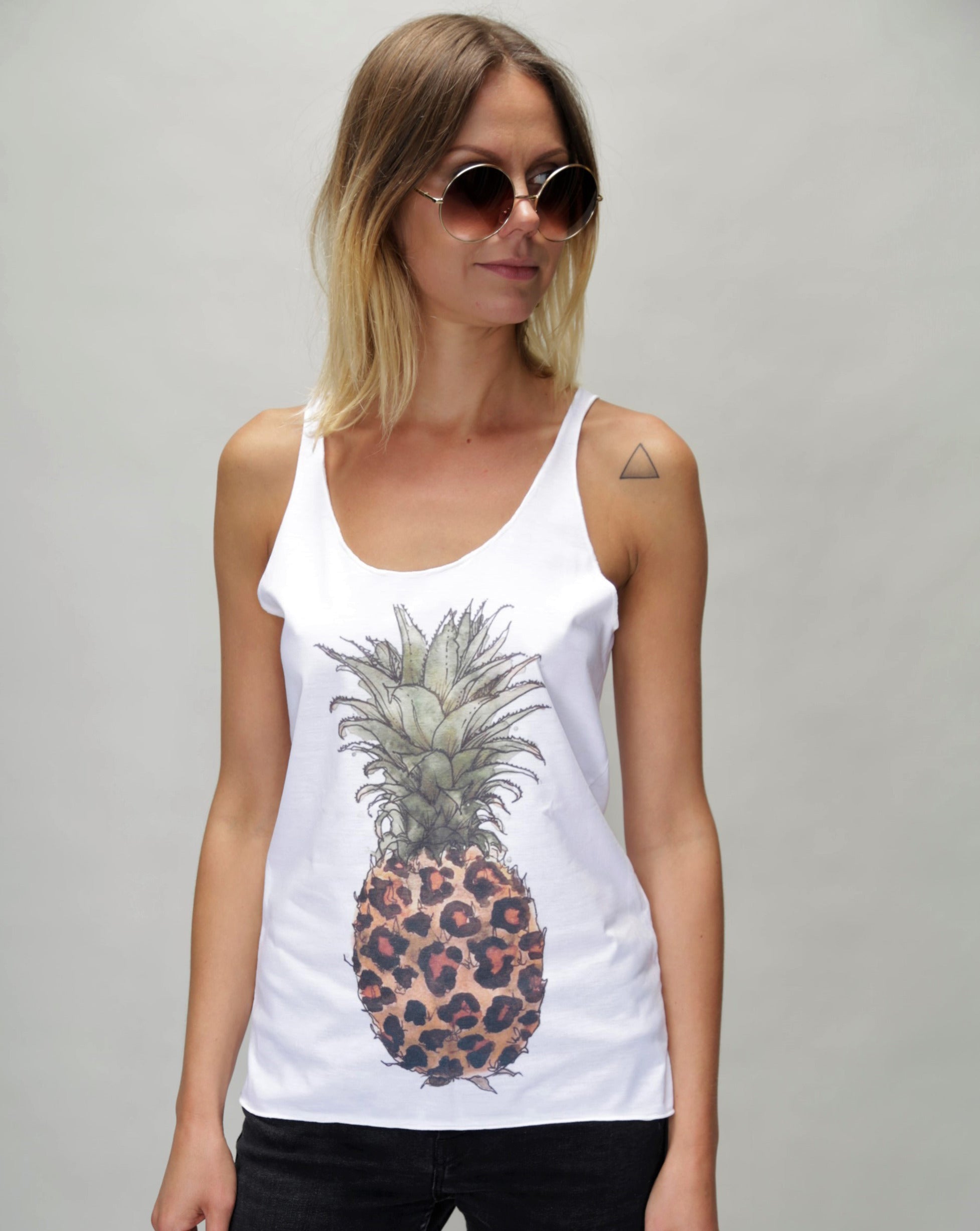 Pineapple Leopard Tank Top