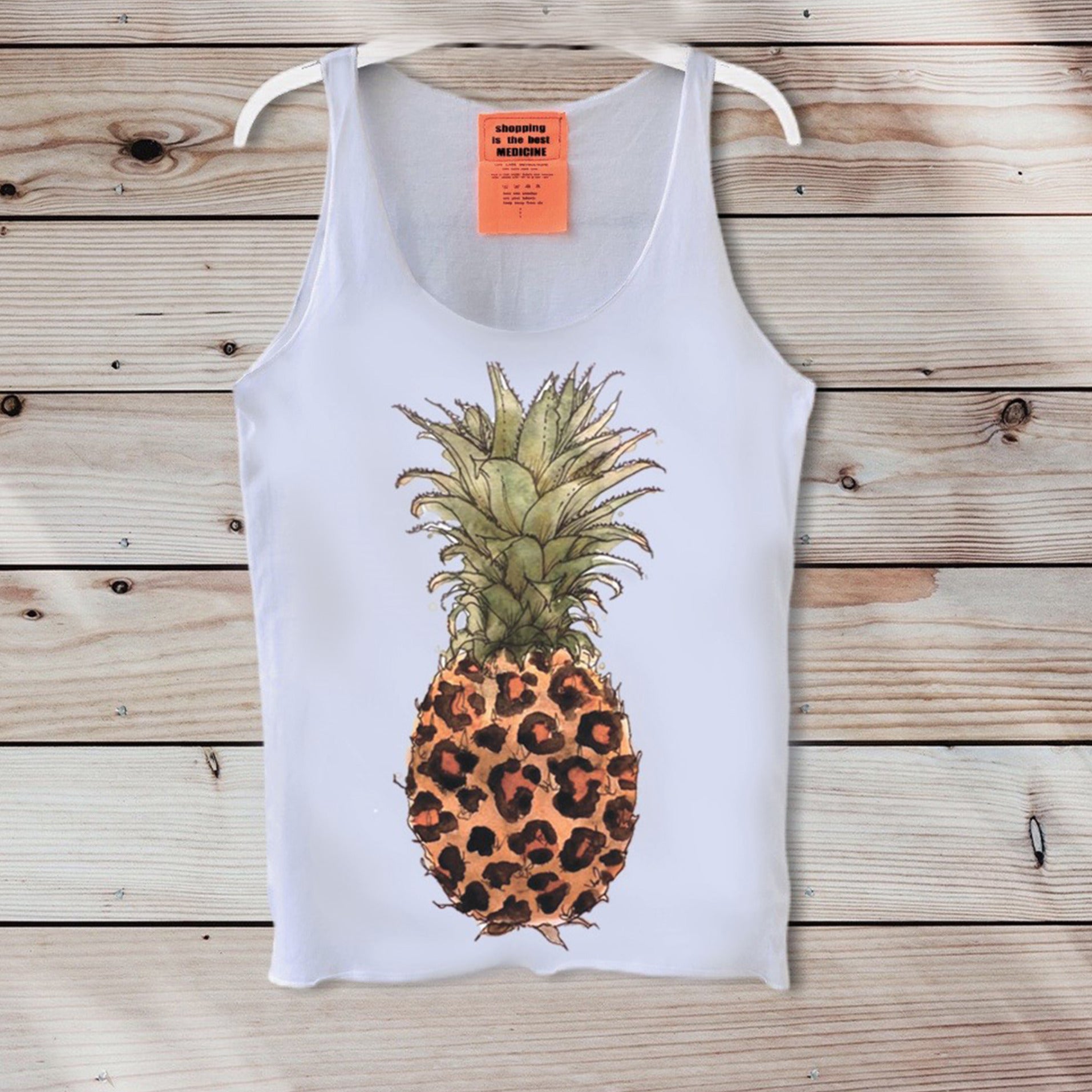 Pineapple Leopard Tank Top