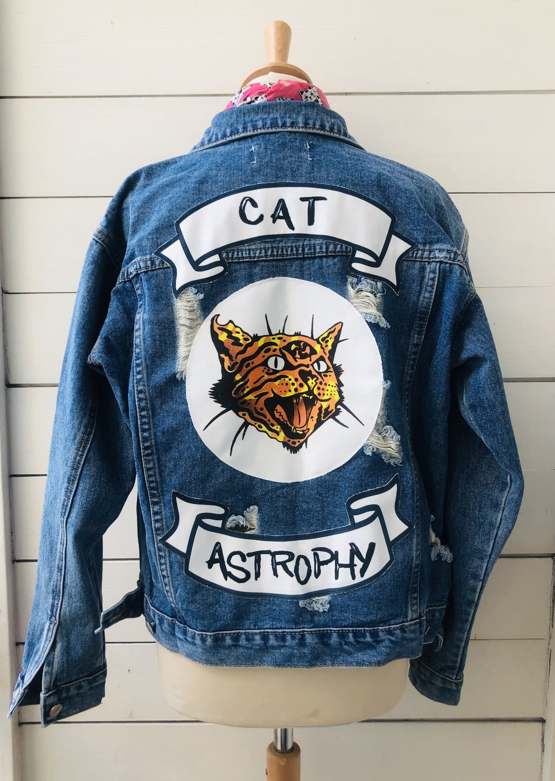 Cat Astrophy Denim Jacket