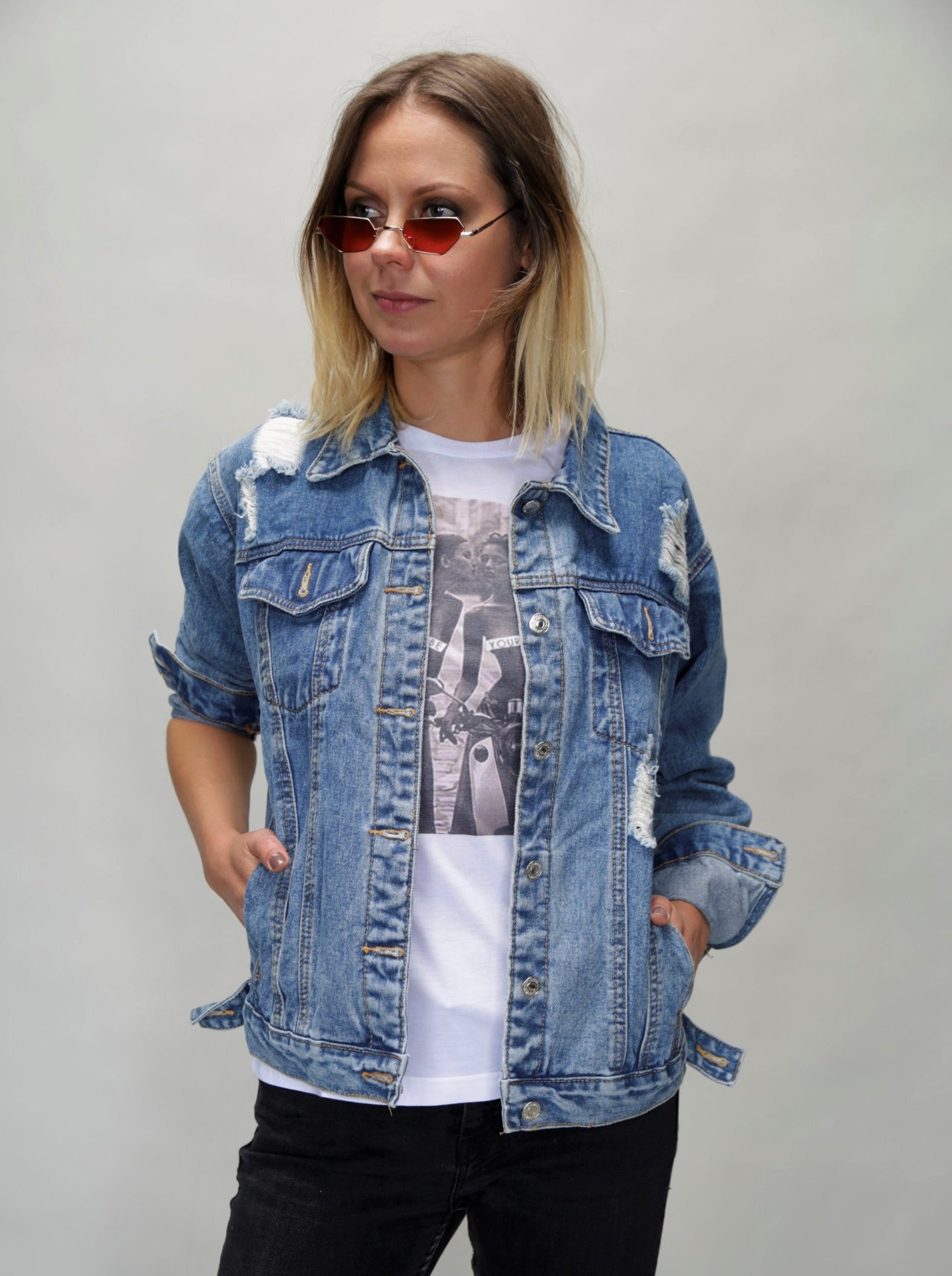 Bang pop art Denim jacket