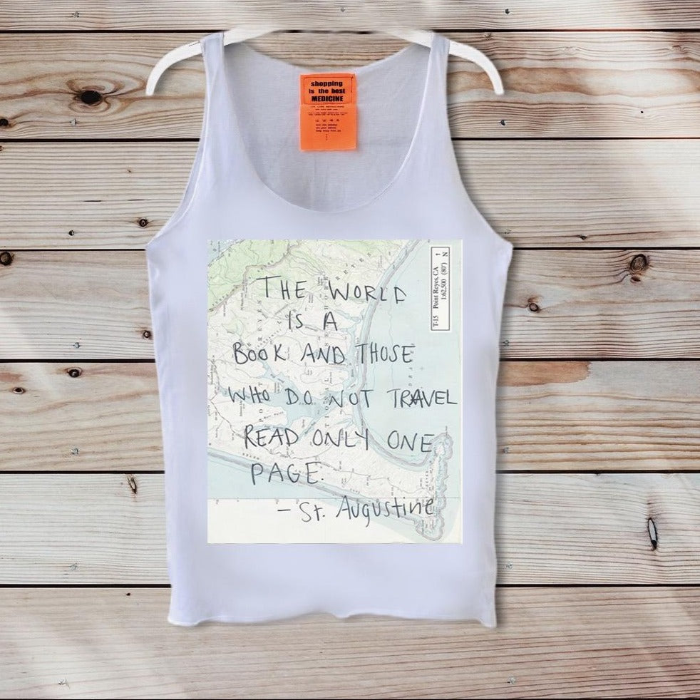 The World is a Book Tank Top