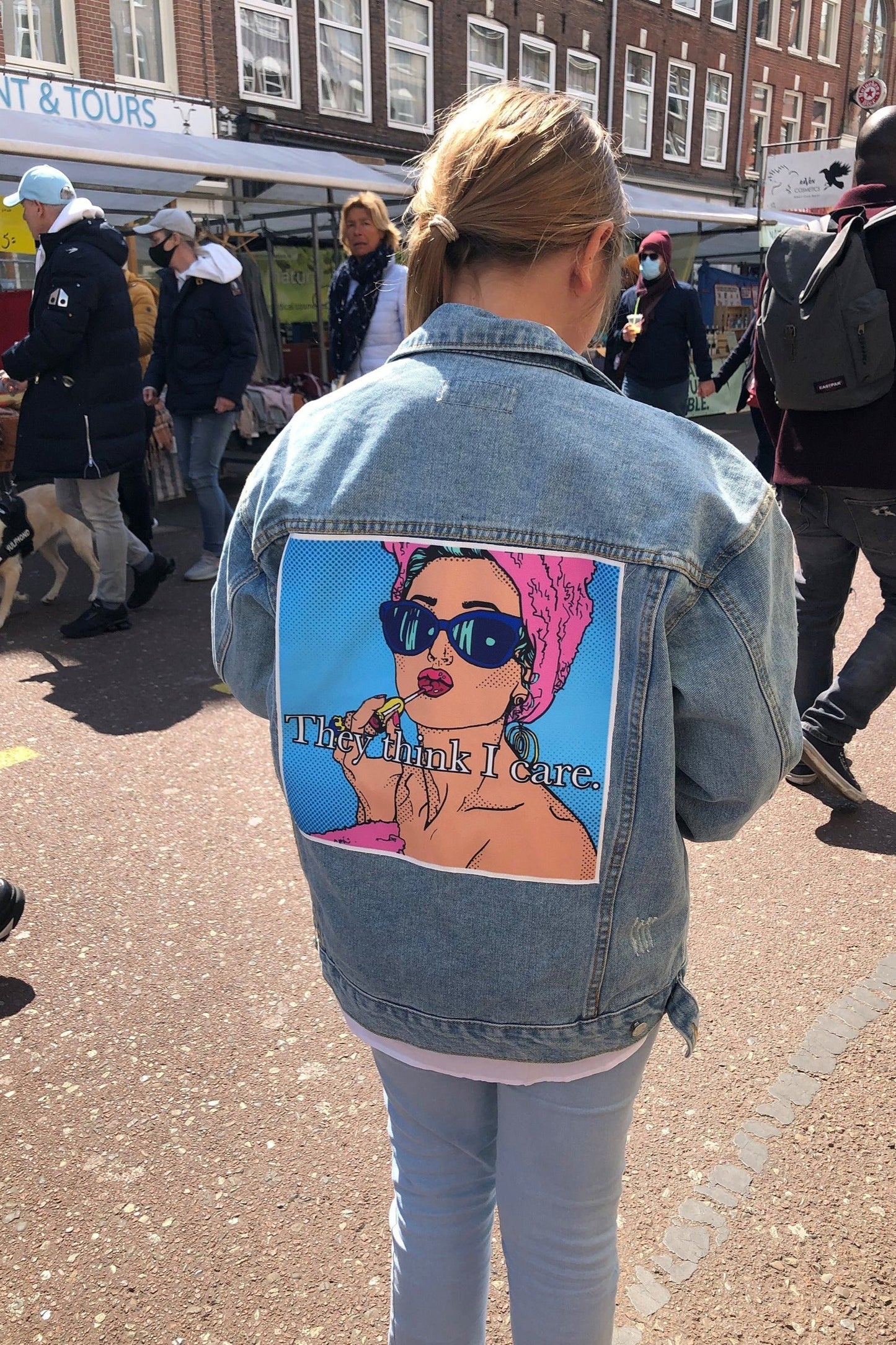 Lip Stick Girl/Mini jacket