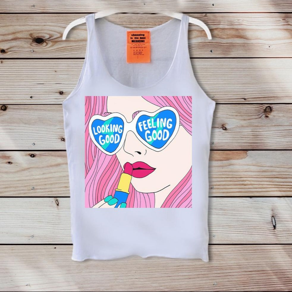 Pop Art Girl Tank Top