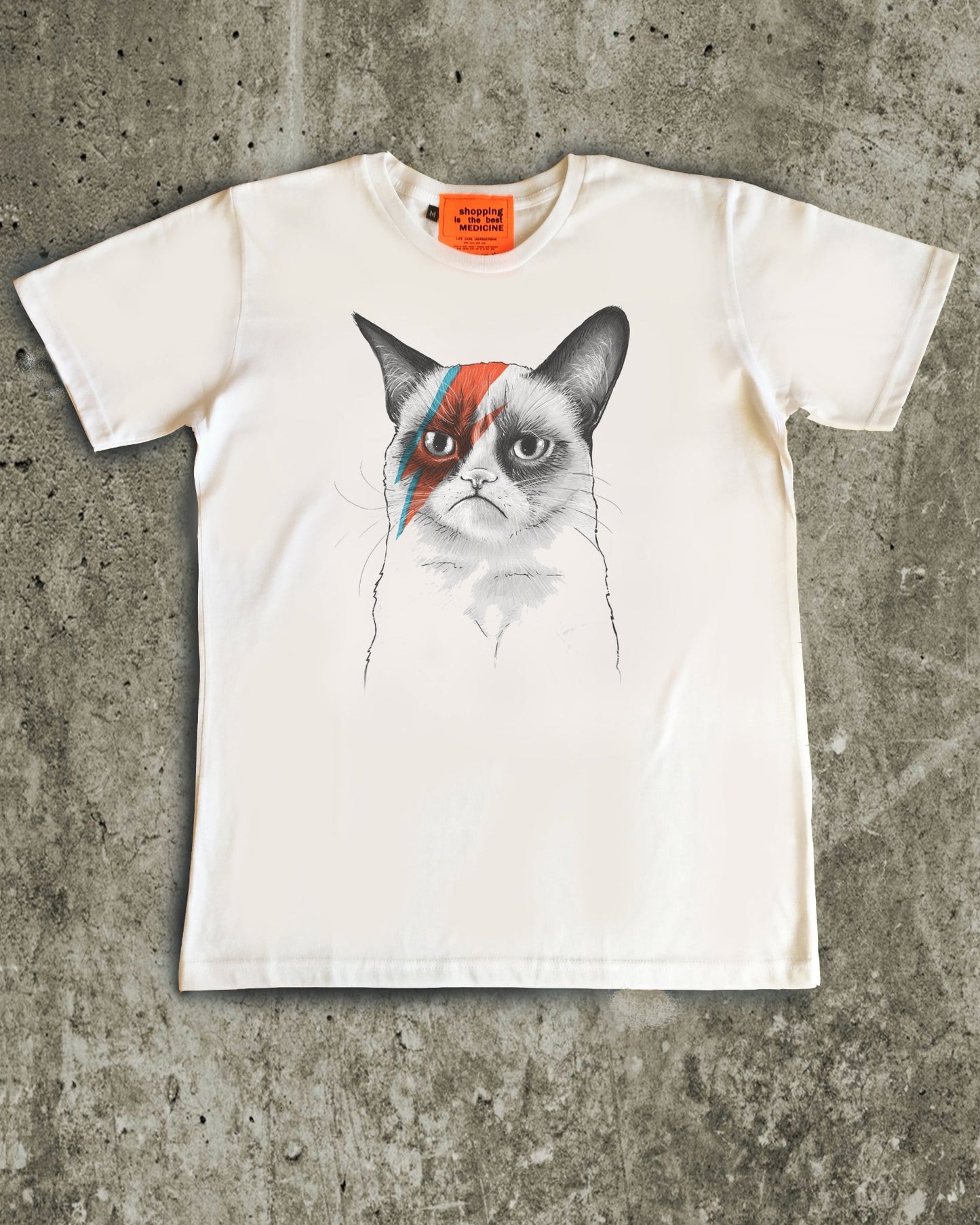 Bowie Grumpy Cat T-Shirt